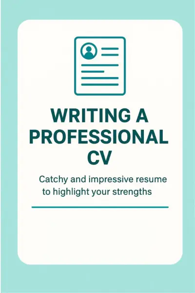 كتابه سيره ذاتيه (cv) احترافيه و جذابة تبرز نقاط قوتك