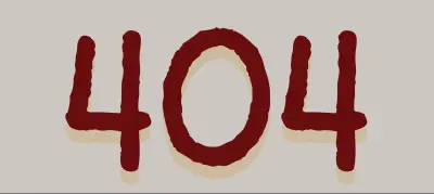 تصميم صفحة 404 محترفة