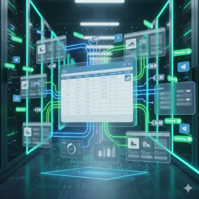 إرسال رسائل تسويقية تلقائيًا لعملائك باستخدام WhatsApp API أو Telegram مع تسجيل النتائج في Excel
