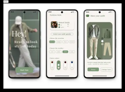 تصميم شاشات UI/UX احترافية لتطبيقات الموبايل والمواقع
