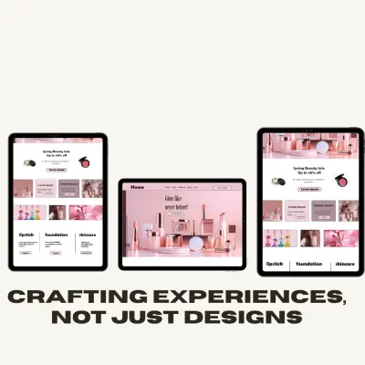 تصميم واجهات Landing Page أو تطبيقات مميزة بأسلوب عصري واحترافي