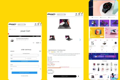 تصميم وبناء متجر إلكتروني E-commerce عصري ومتجاوب