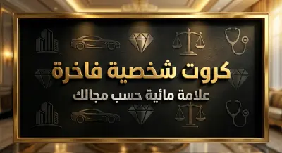 تصميم كارت شخصي فاخر بالذهب مع علامة مائية لمجالك خلال ساعة