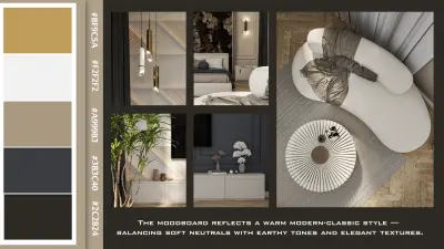 اخراج معماري ثلاثي الأبعاد | نمذجة وتصميم داخلي وخارجي