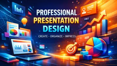 تصميم عرض PowerPoint احترافي يجذب ويقنع ويترك أثر