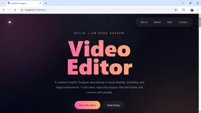 سأقوم بتصميم وتطوير موقع Portfolio احترافي يعرض أعمالك وخبراتك بشكل عصري ومتجاوب مع جميع الأجهزة، ليساعدك على جذب العملاء أو التقديم علي الوظائف