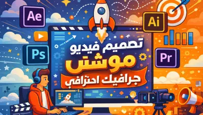 تصميم فيديو موشن احترافي بمقاسات مختلفة