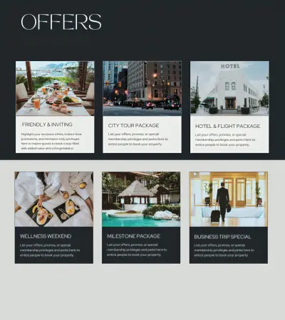تصميم صفحة عروض لموقعك باستخدام HTML & CSS فقط بتصميم عصري، أنيق، وسريع التحميل.