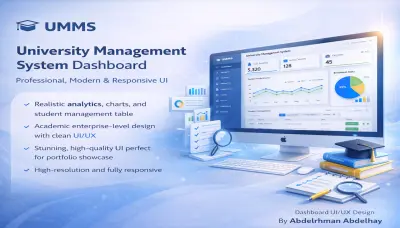منصة إدارة جامعية احترافية ب استخدام Vue,Node.js