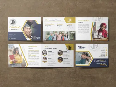 تصميم Company Profile احترافي