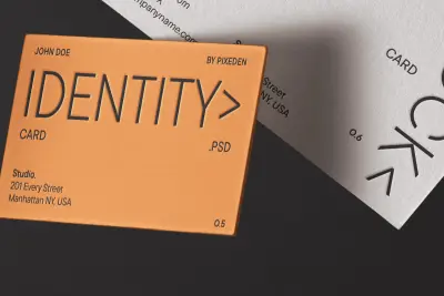 تصميم كارت أعمال