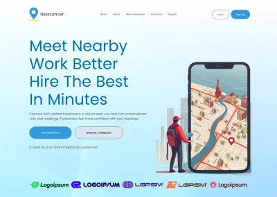 تصميم صفحة هبوط Landing page
