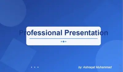 تصميم عرض PowerPoint منسق وبشكل مرتب