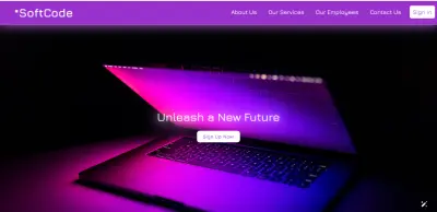 تصميم صفحة هبوط احترافية باستخدام HTML و CSS