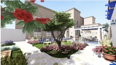 تصميم حديقة خاصة 2d و 3d أو مساحات خارجية حسب طراز من اختيارك (مودرن / يوناني /…)