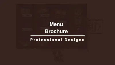 تصميم منيو Menu احترافى