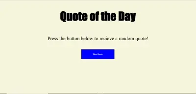سأقدم صفحة ويب واحدة بسيطة تحتوي على مولّد اقتباسات عشوائية، تم تصميمها باستخدام HTML وCSS وJavaScript. تقوم الصفحة بعرض اقتباس جديد مع اسم المؤلف عند الضغط على الزر، مع واجهة نظيفة وسهلة الاستخدام.