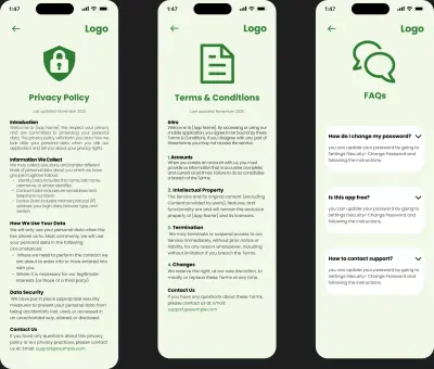 تصميم واجهات تطبيقات احترافية (UI/UX) - 2 سكرين عصرية