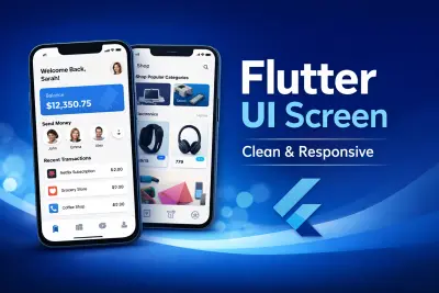 تنفيذ UI Flutter احترافي