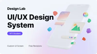 صورة العمل تصميم واجهة مستخدم (UI) لصفحة تطبيق موبايل واحدة باحترافية مقابل 10$
