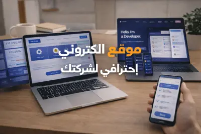 تصميم وانشاء موقع شركة احترافي كامل لعرض خدماتك وجذب العملاء