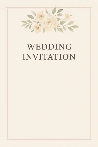 تصميم دعوات المناسبات