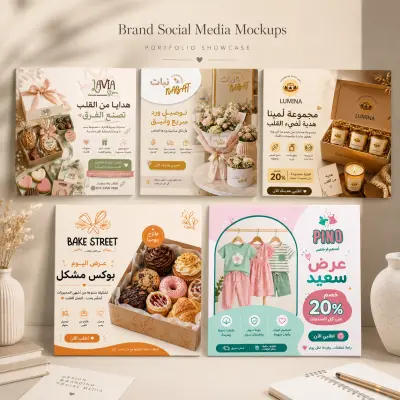 تصميمات سوشيال ميديا احترافية تجذب العملاء وتبرز هوية مشروعك