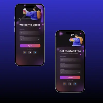 برمجة شاشات Login و Register احترافية باستخدام Flutter و Firebase