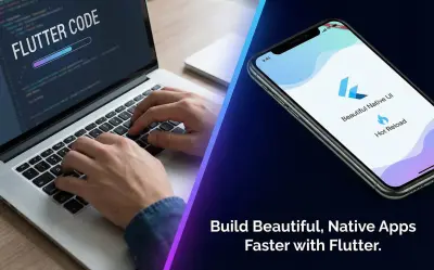 تطوير تطبيق موبايل باستخدام Flutter لخمس صفحات يعمل على Android وiOS