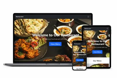 صفحة هبوط متجاوبة مع جميع الشاشات