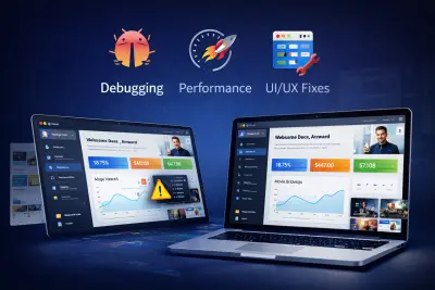 تعديل وتحسين مواقع الويب وإصلاح الأخطاء باحترافية