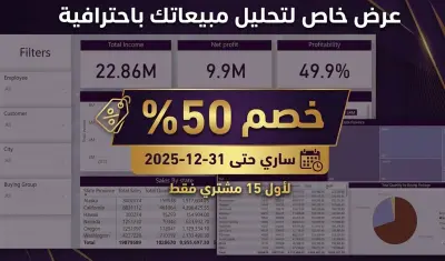 تنظيف وتحليل بيانات Excel باحتراف | تقارير ذكية وداشبورد Power BI