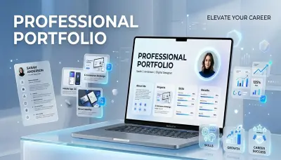 تصميم Portfolio احترافي يعرض مهاراتك ويجذب فرص العمل