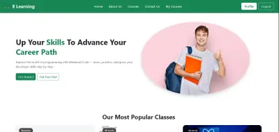 تصميم وتطوير منصة تعليمية إلكترونية لعرض ومتابعة الكورسات وإدارة المحتوى الأساسي للطلاب والمدرسين.