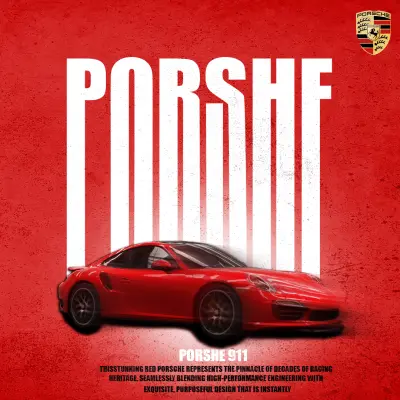 تصميم بوستر إعلاني احترافي للسيارات أو المنتجات