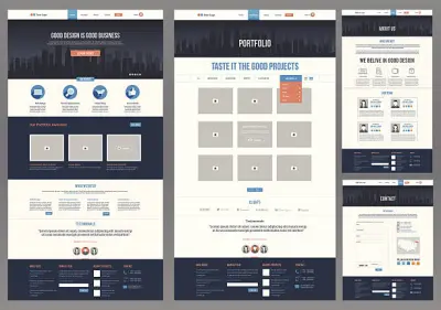 تصميم و بناء صفحات و منصات ويب