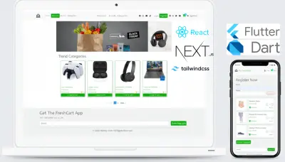 إنشاء صفحة ويب احترافية متكون من 4 صفحات باستخدام React أو Next.js