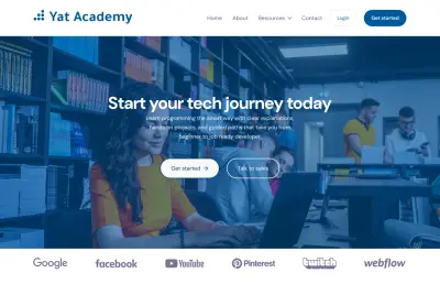 تصميم صفحات هبوط ومواقع ويب احترافية (UI/UX)