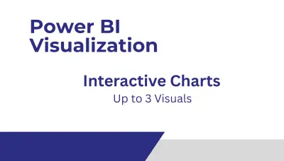 إنشاء رسوم بيانية تفاعلية في Power BI (حتى 3 رسوم)