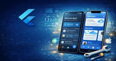 تطوير تطبيق Flutter يعمل على Android وiOS