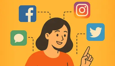 إدارة حساباتك على مواقع التواصل الاجتماعي