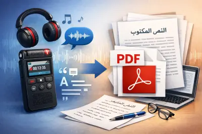 تفريغ ملفات صوتيه بطريقه دقيقه