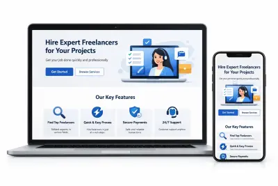 تصميم Landing Page احترافية متجاوبة لزيادة المبيعات أو جمع العملاء