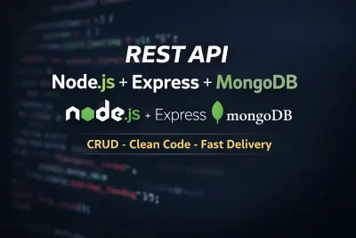 إنشاء REST API بسيط CRUD