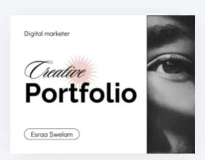 تصميم معرض للأعمال (بوتوفوليو)