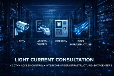 سأقوم باستشارات فنية لأنظمة التيار الخفيف و الSmart Cities