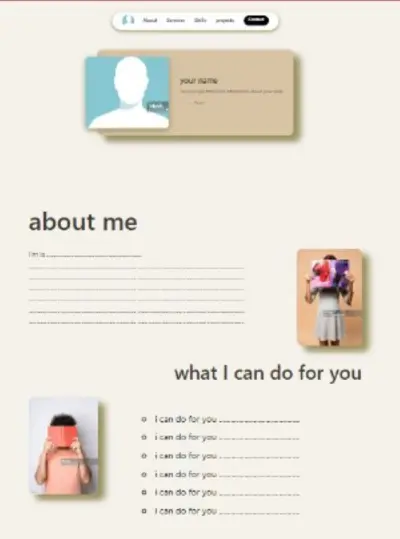 تصميم موقع شخصي (Portfolio) احترافي يعرض مهاراتك ومشاريعك