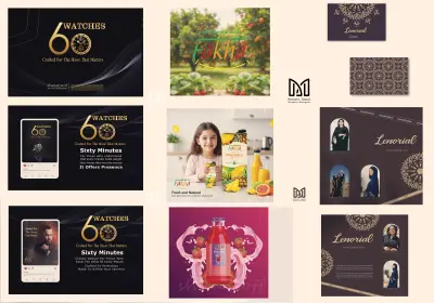 تصميم الهويات التجارية - تصميم شعار احترافي