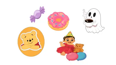 تصميم استيكرات كرتونية