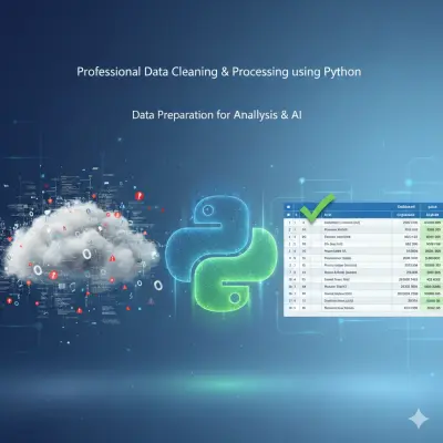 تنظيف ومعالجة البيانات الضخمة باستخدام لغة بايثون (Python Data Cleaning).